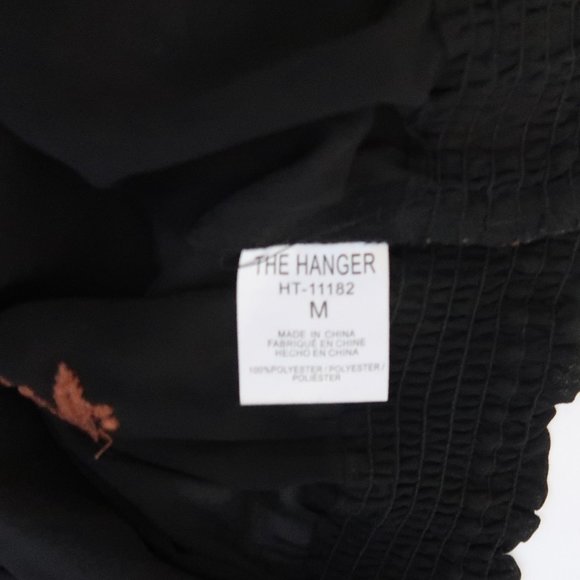 THE HANGER semi sheer cropped Paisley Park boho top - Picture 7 of 7